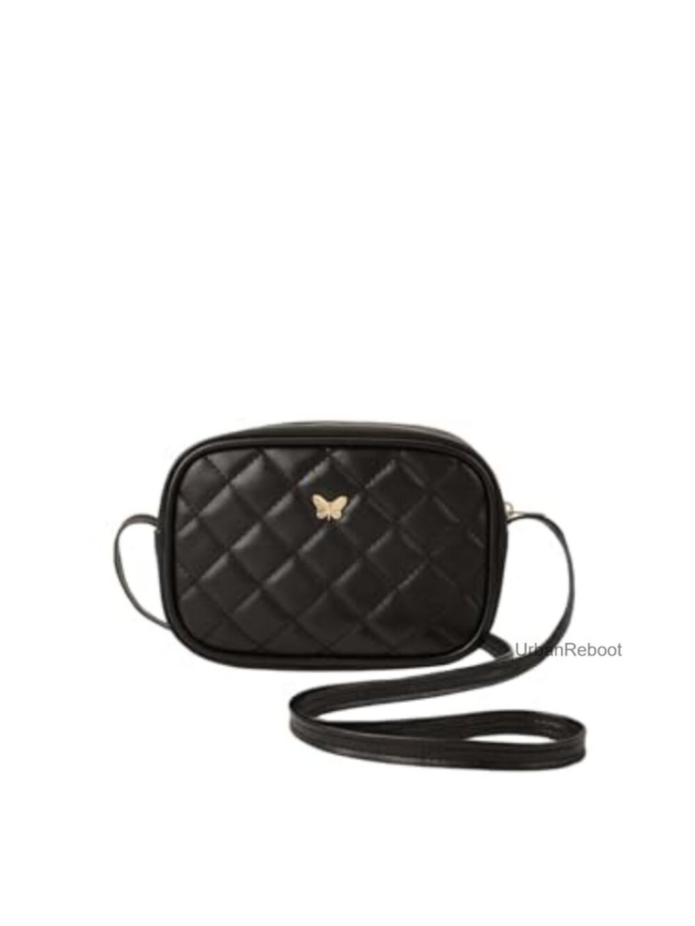 PU Leather Mini Crossbody Bag Zipper Shoulder Purse